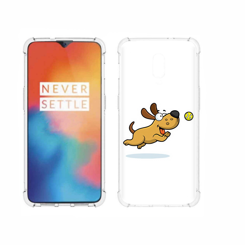

Чехол MyPads Tocco для OnePlus 6T пёсик, Прозрачный, Tocco
