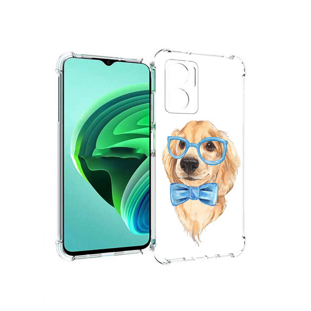 

Чехол MyPads Собака интеллигент для Xiaomi Redmi Note 11E 5G/Redmi 11 Prime 5G, Прозрачный, Tocco
