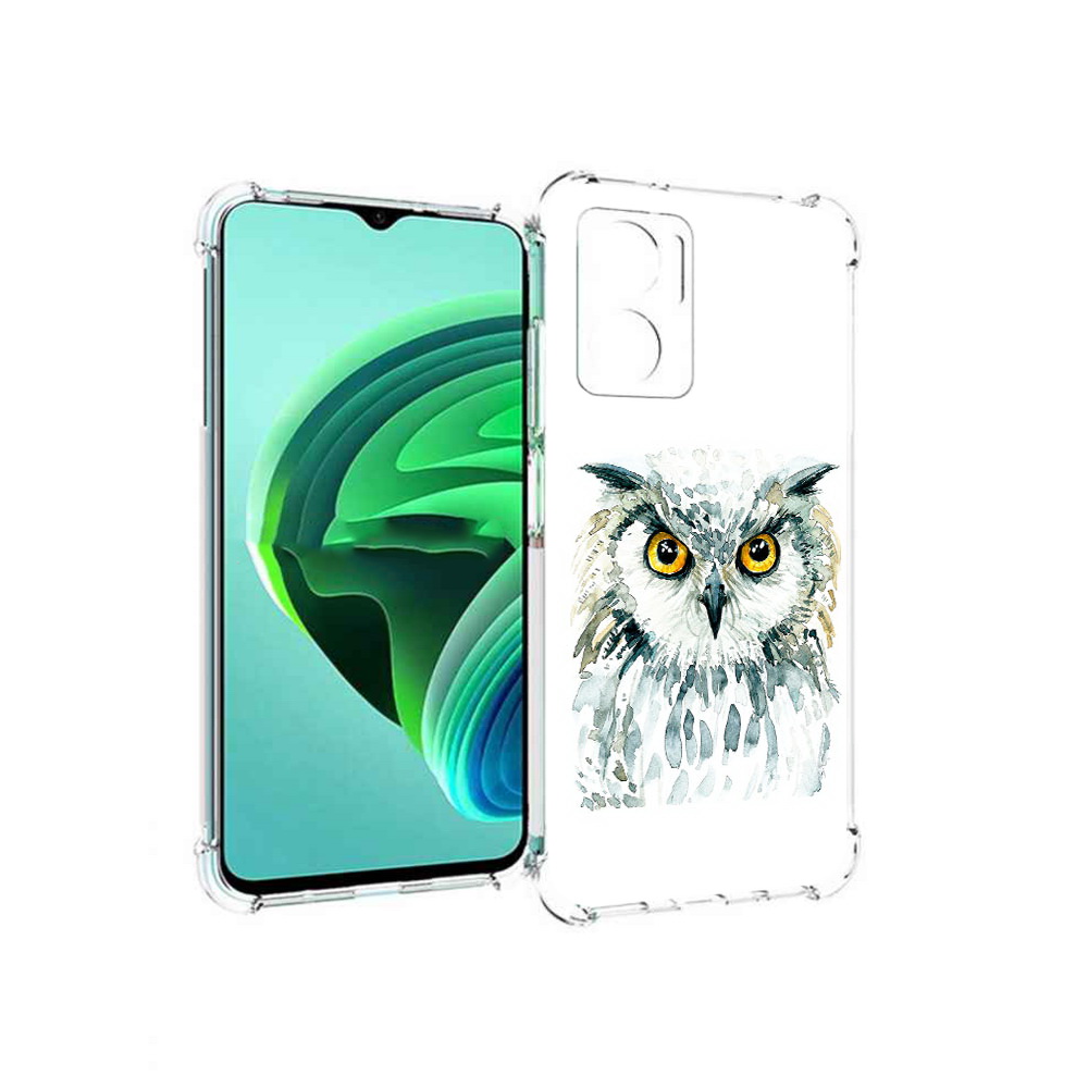 Чехол MyPads Серьезная сова для Xiaomi Redmi Note 11E 5G/Redmi 11 Prime 5G/Redmi 10 5G