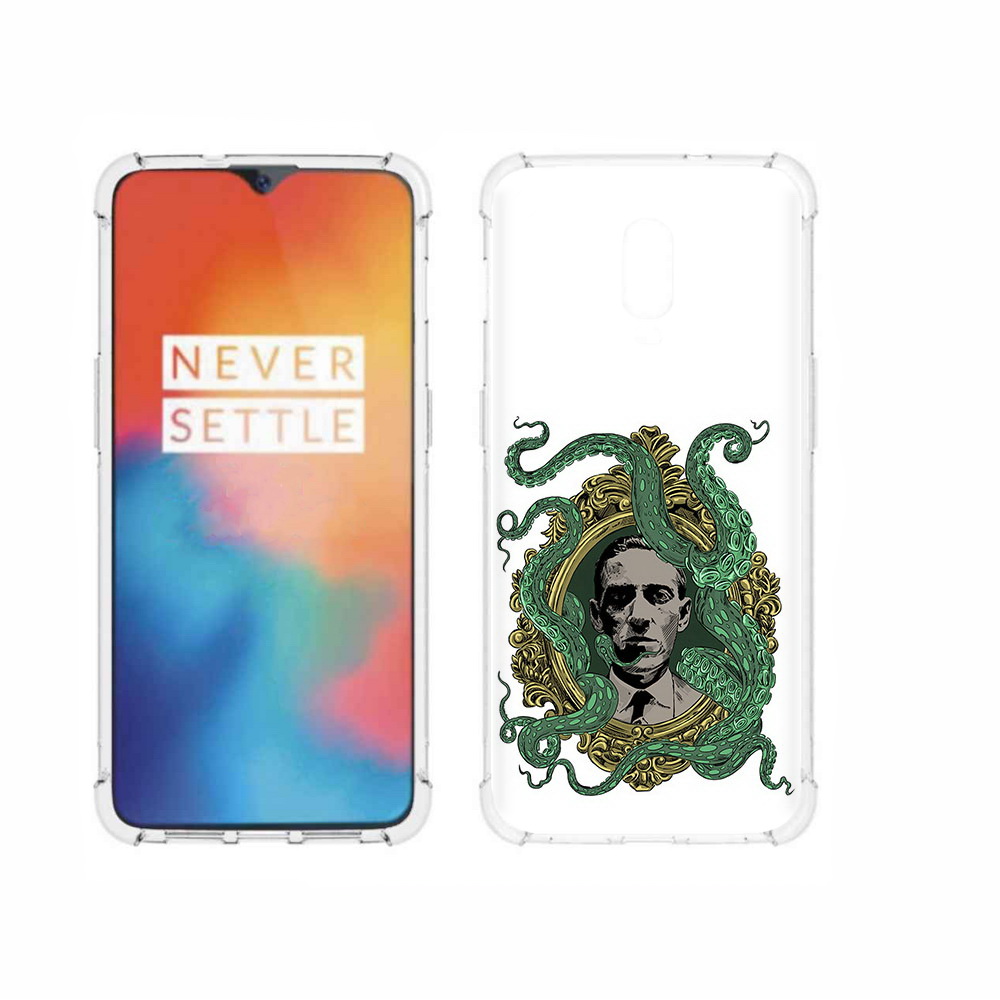 

Чехол MyPads Tocco для OnePlus 6T портрет с кракеном, Прозрачный, Tocco