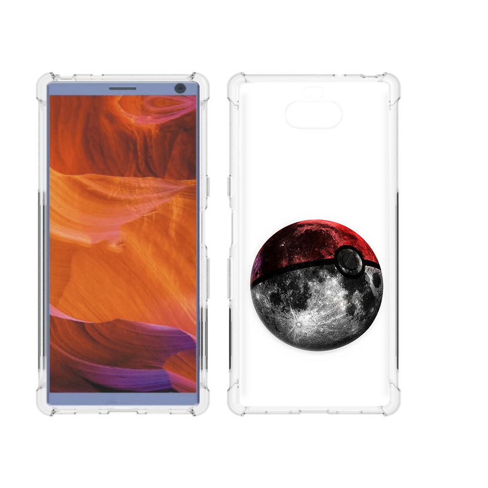 

Чехол MyPads Tocco для Sony Xperia 10 Plus планета покебол, Прозрачный, Tocco