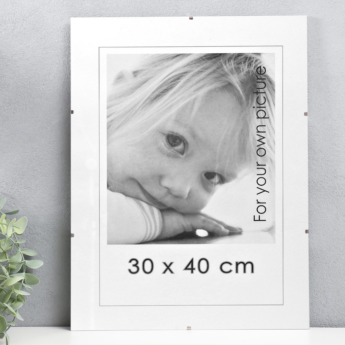 

Фоторамка стекло Клип 30х40 см