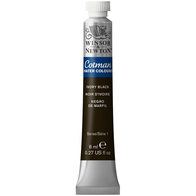

Акварель художественная Winsor&Newton "Cotman", 8мл, туба, черная слоновая кость - (3 шт.)
