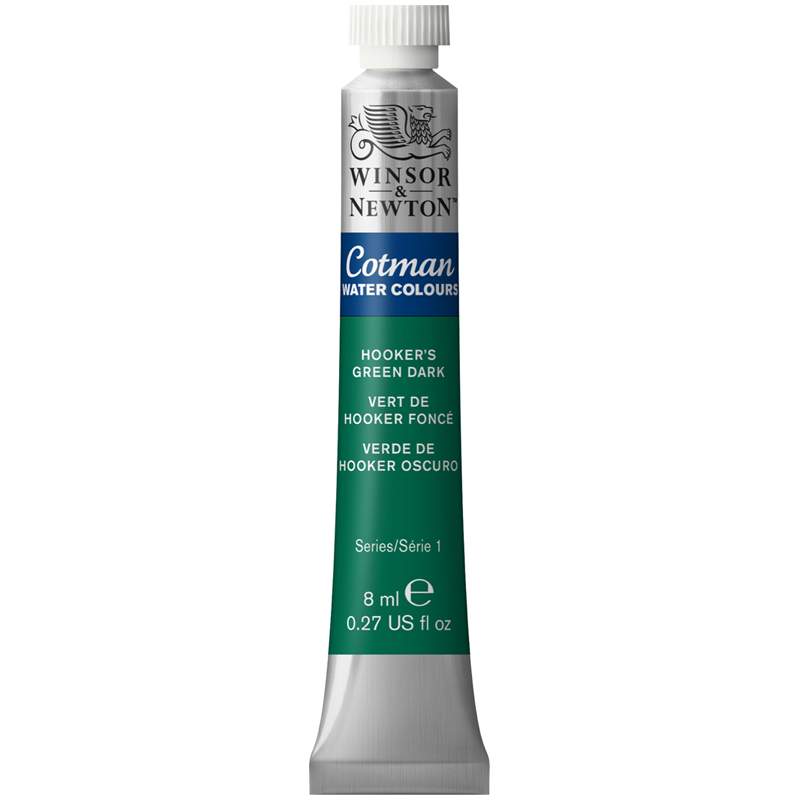 

Акварель художественная Winsor&Newton "Cotman", 8мл, туба, темно-зеленый Хукера - (3 шт.)