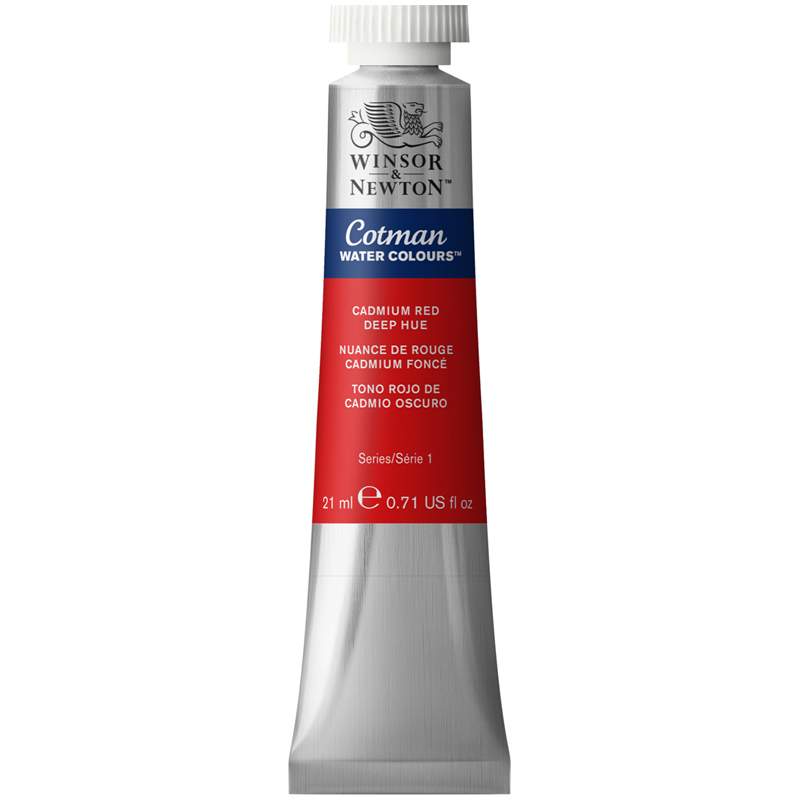

Акварель художественная Winsor&Newton "Cotman", 21мл, насыщенно-красный кадмий - (3 шт.)