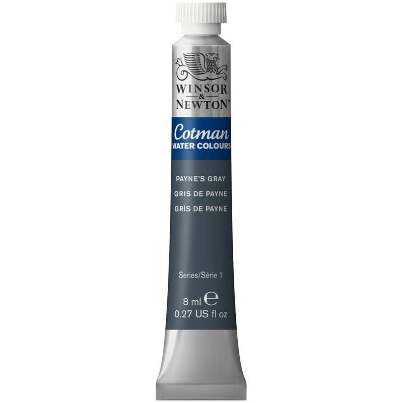 

Акварель художественная Winsor&Newton "Cotman", 8мл, туба, серый Пэйна - (3 шт.)