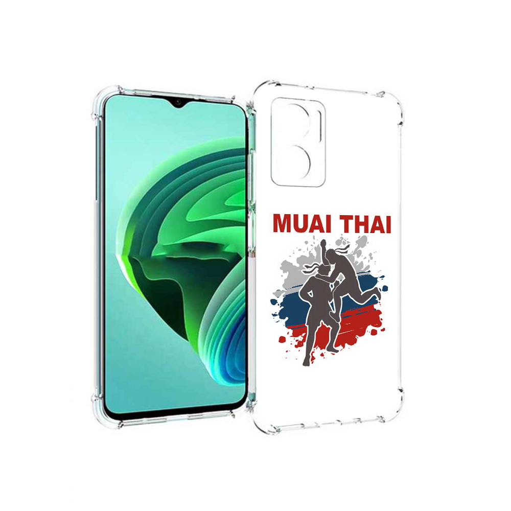 

Чехол MyPads Муайтай для Xiaomi Redmi Note 11E 5G/Redmi 11 Prime 5G/Redmi 10 5G, Прозрачный, Tocco