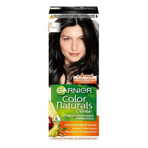 Краска для волос Garnier Color Naturals 1 Черный 110 мл