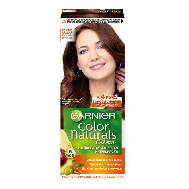 Краска для волос Garnier Color Naturals 5.25 Горячий шоколад 110 мл