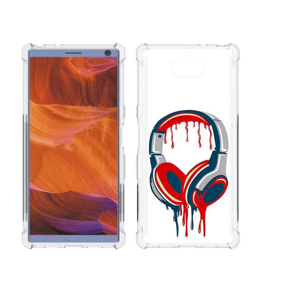 

Чехол MyPads Tocco для Sony Xperia 10 Plus не делай громко, Прозрачный, Tocco