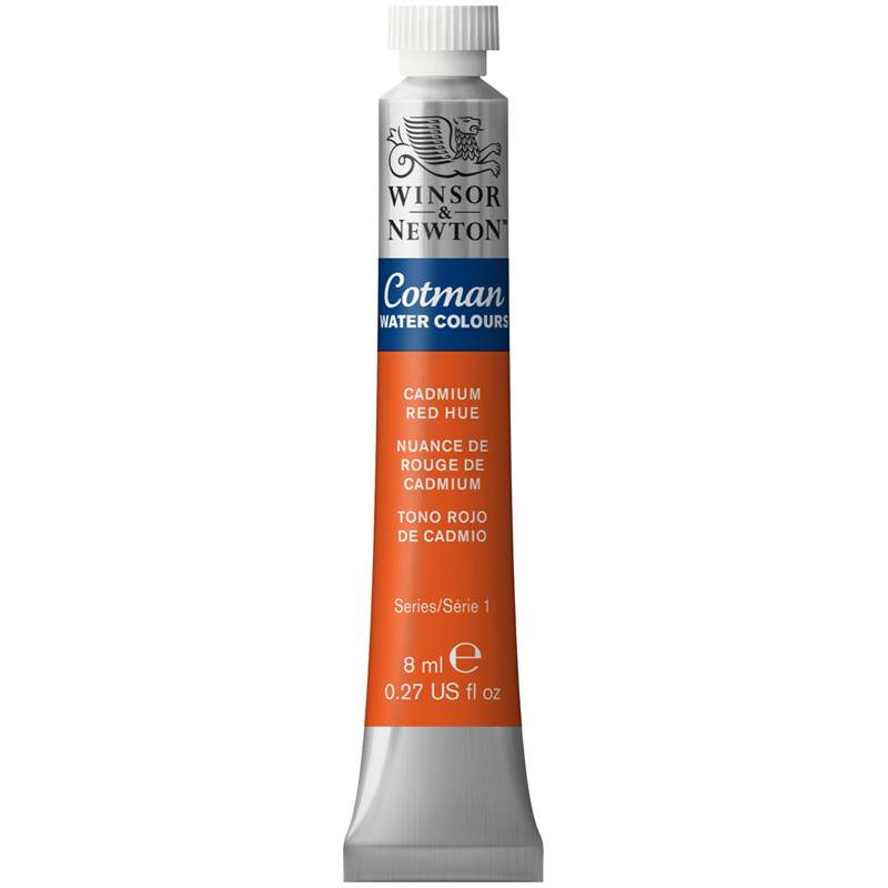

Акварель художественная Winsor&Newton "Cotman", 8мл, туба, красный кадмий - (3 шт.)