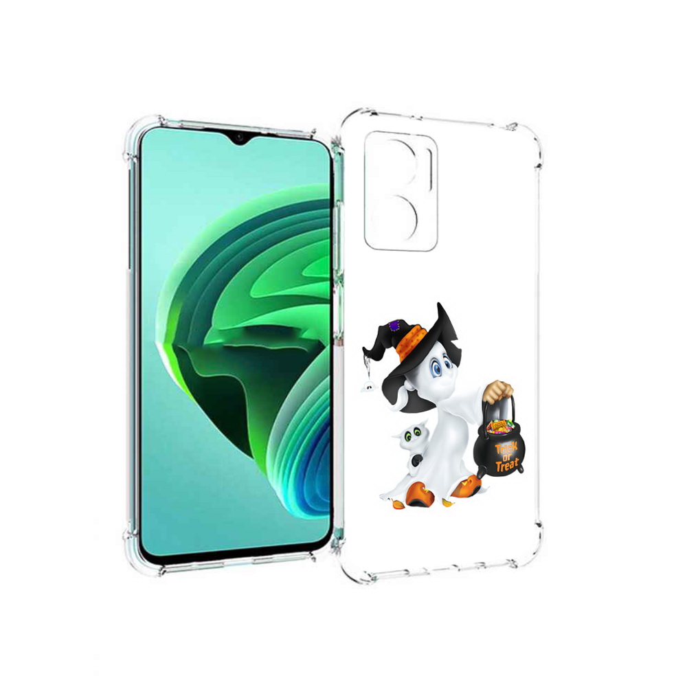 

Чехол MyPads Маленький призрак для Xiaomi Redmi Note 11E 5G/Redmi 11 Prime 5G, Прозрачный, Tocco