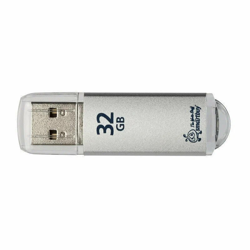 

Флешка Smartbuy V-CUT 32 ГБ серебристый (SB32GBVC-S) 25 шт, V-CUT