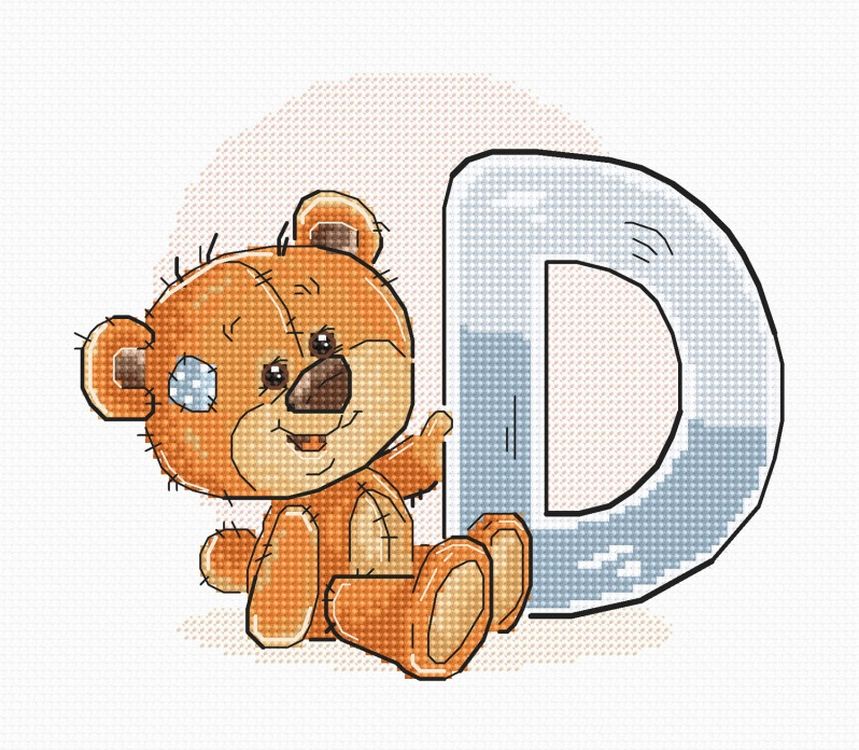 

Набор для вышивания Luca-S Буква D B1205