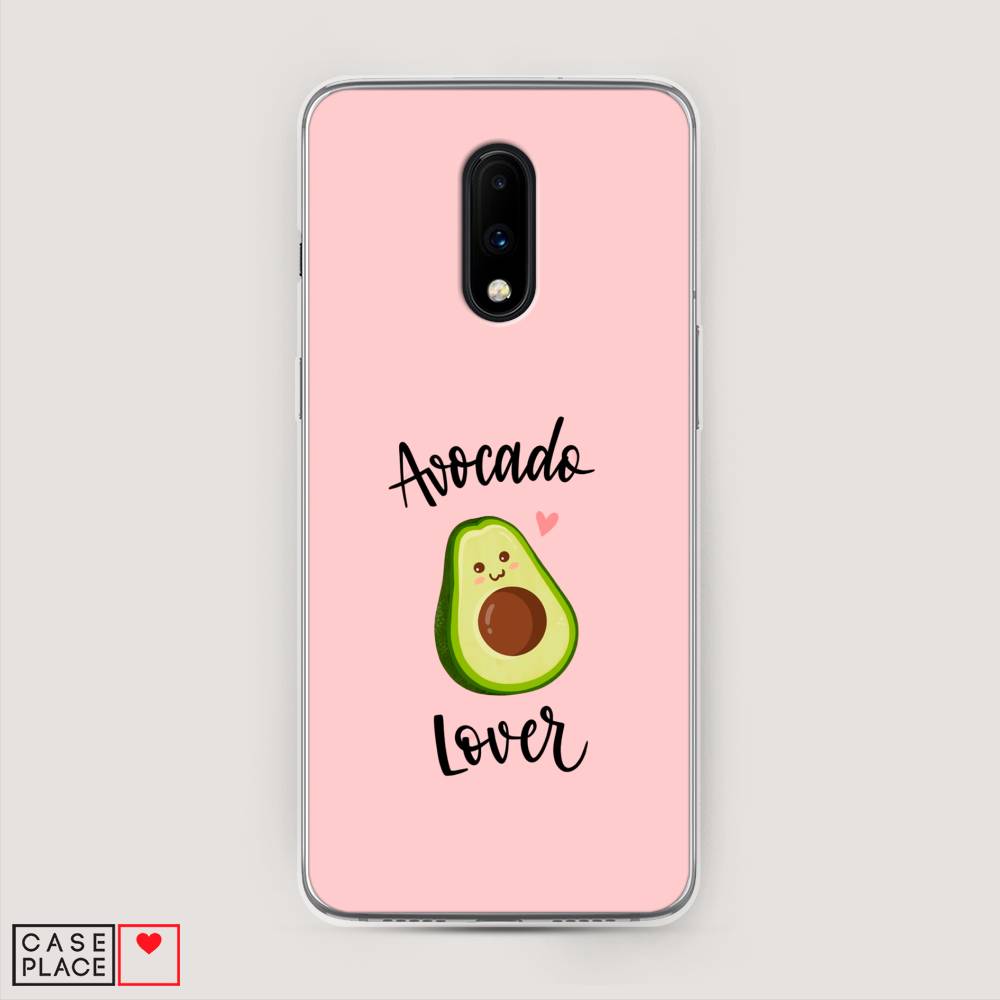 

Чехол на OnePlus 7 "Avocado lover", Розовый;зеленый, 150750-6