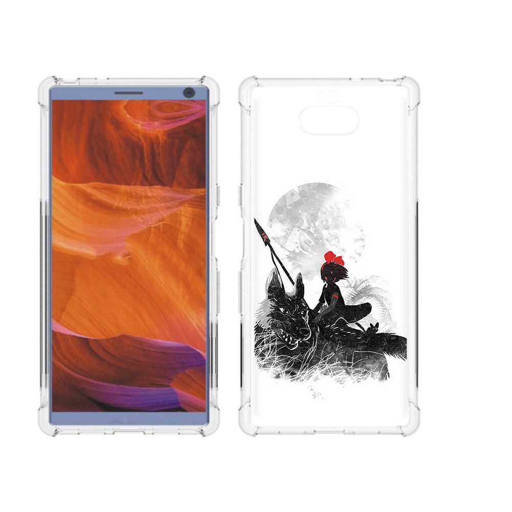

Чехол MyPads Tocco для Sony Xperia 10 Plus мононоке, Прозрачный, Tocco