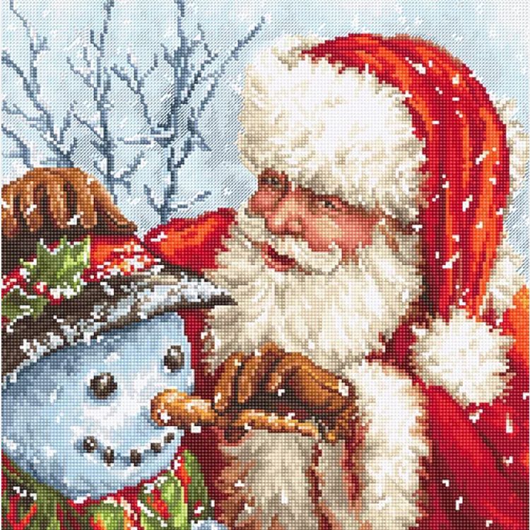 

Набор для вышивания Letistitch Santa Claus and Snowman 919