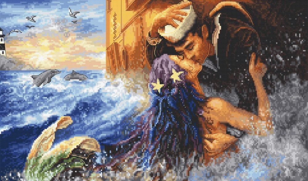 

Набор для вышивания Letistitch Mermaid kiss 940