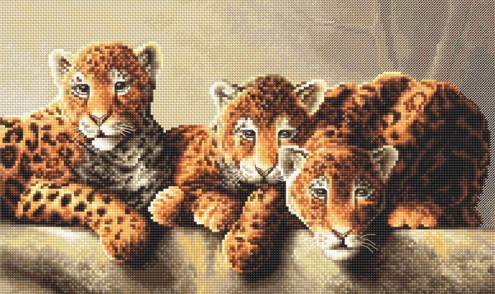 

Набор для вышивания Letistitch Leopards 910