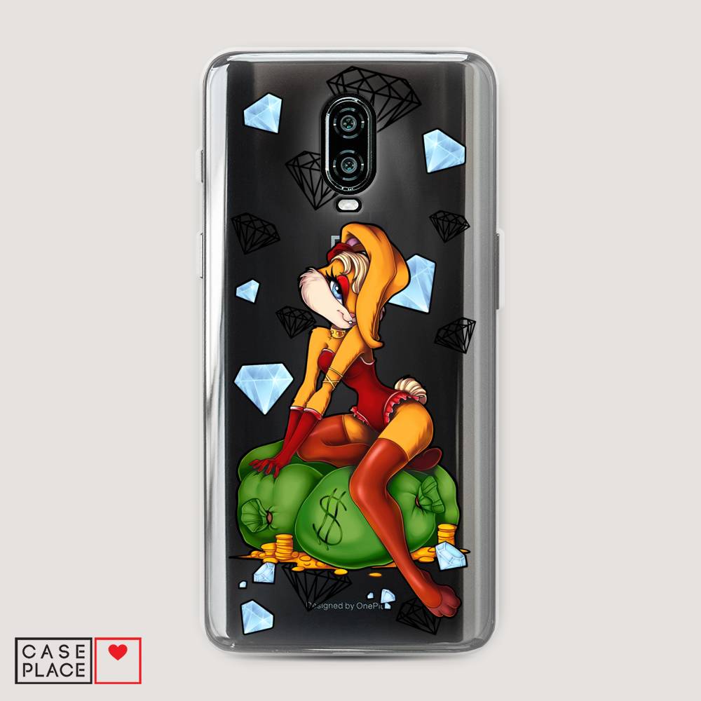 

Чехол на Oneplus 6T "Лола Банни с бриллиантами", Красный;оранжевый;зеленый, 150650-6