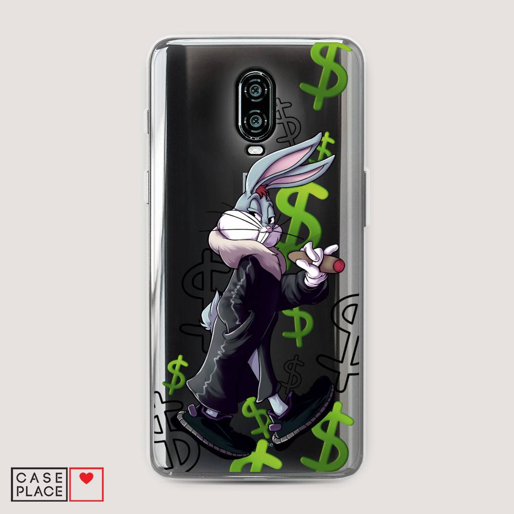 

Чехол на Oneplus 6T "Rich Bugs Bunny", Зеленый;черный;голубой, 150650-6