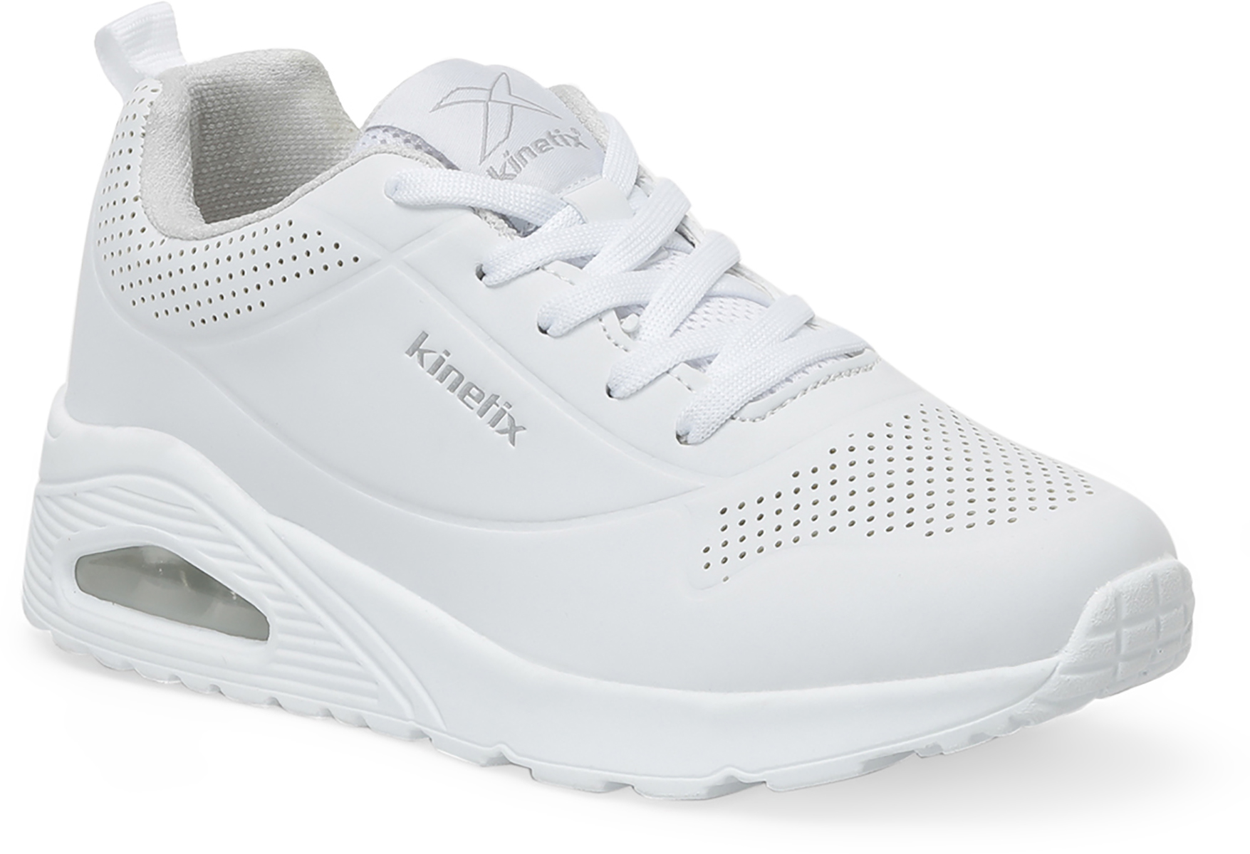 Кроссовки женские Kinetix WHITE SNEAKER MERA PU W 2PR белые 38 EU