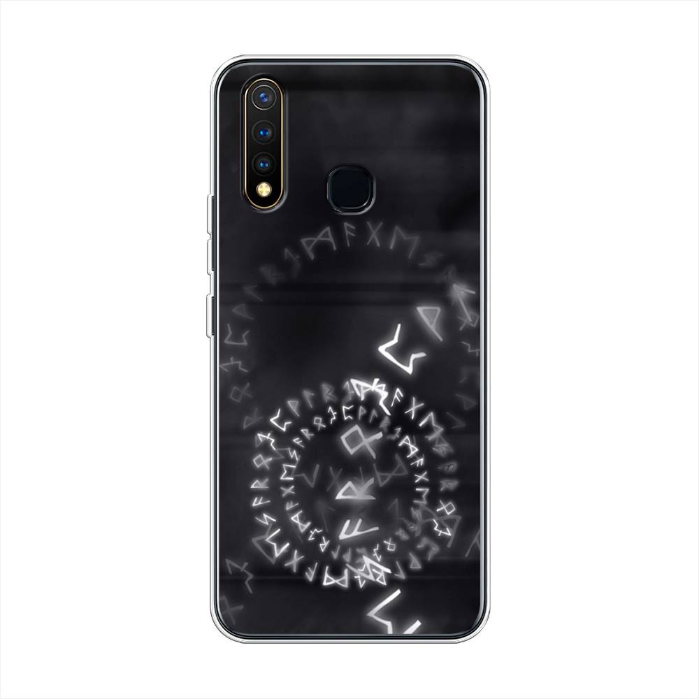 

Чехол для Vivo Y19 "Руны", Серый;черный, 261950-3