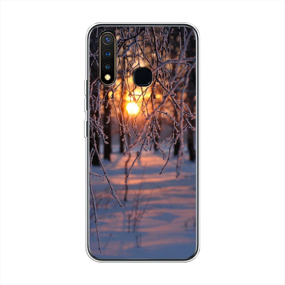 

Чехол для Vivo Y19 "Зима 7", Оранжевый;розовый;черный, 261950-2