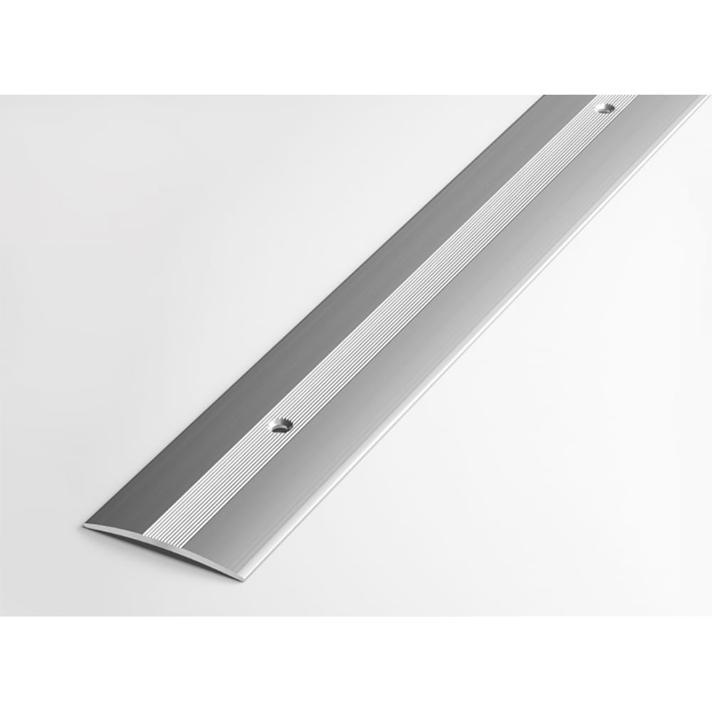 Порог прямой алюминиевый (37 мм, 2,7 м, Без покрытия) ЛУКА 00000001520 прямой т образный алюминиевый порог лука