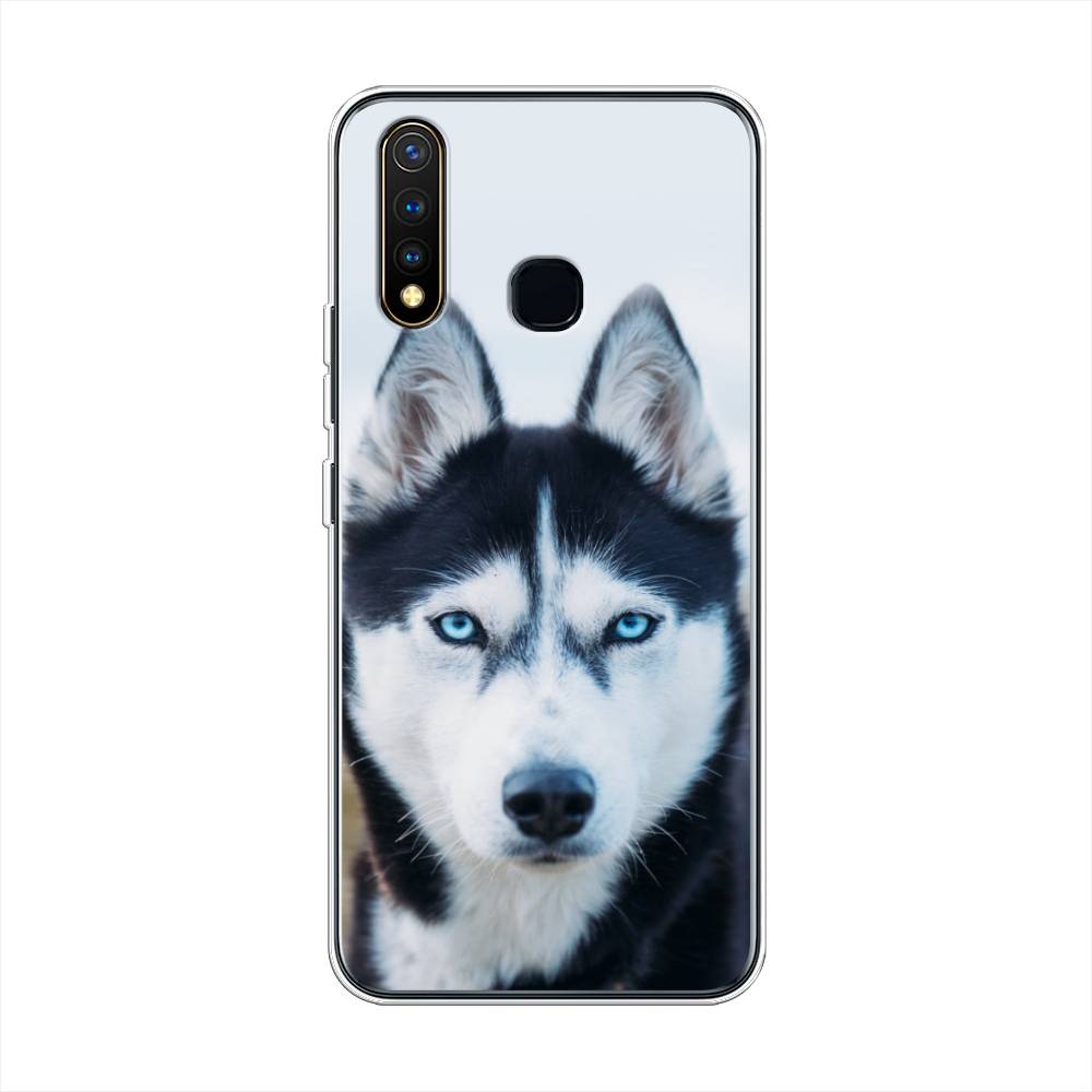

Чехол для Vivo Y19 "Хаски 2", Синий;белый, 261950-1
