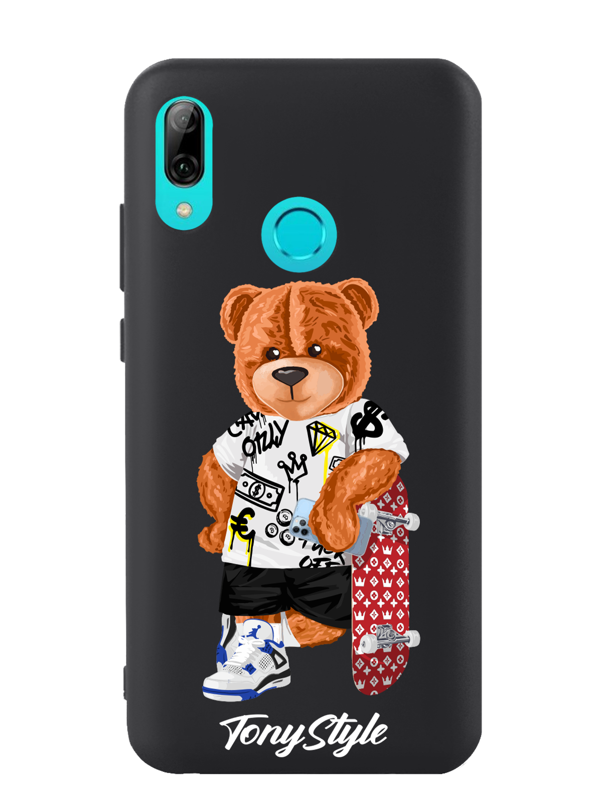 

Чехол Tony Style Huawei P Smart 2019 Tony Style со скейтом, Коричневый;черный;красный, Huawei P Smart 2019 Tony Style со скейтом