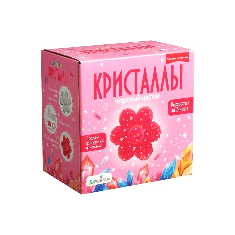

Набор для выращивания кристаллов Bumbaram Цветок красный, A127