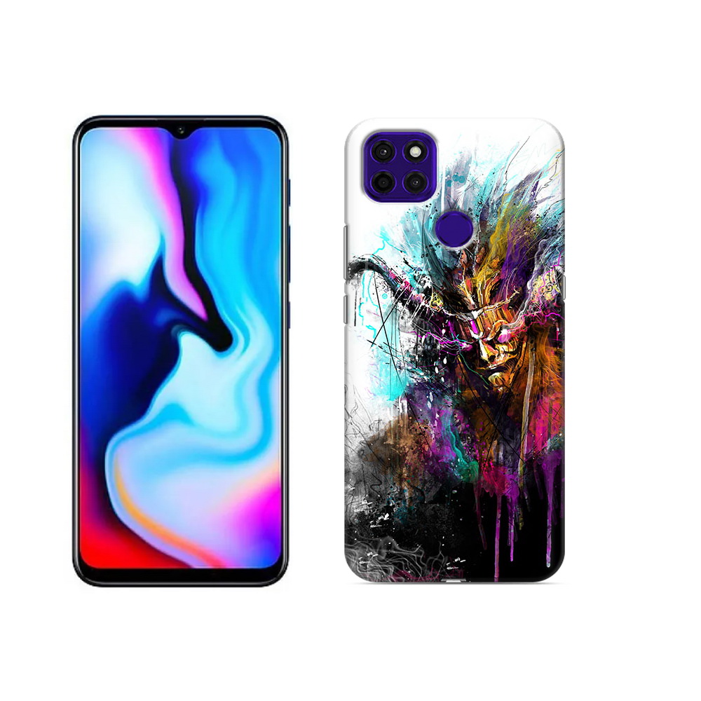 

Чехол MyPads Tocco для Lenovo K12 Pro яркий дьявол, Прозрачный, Tocco