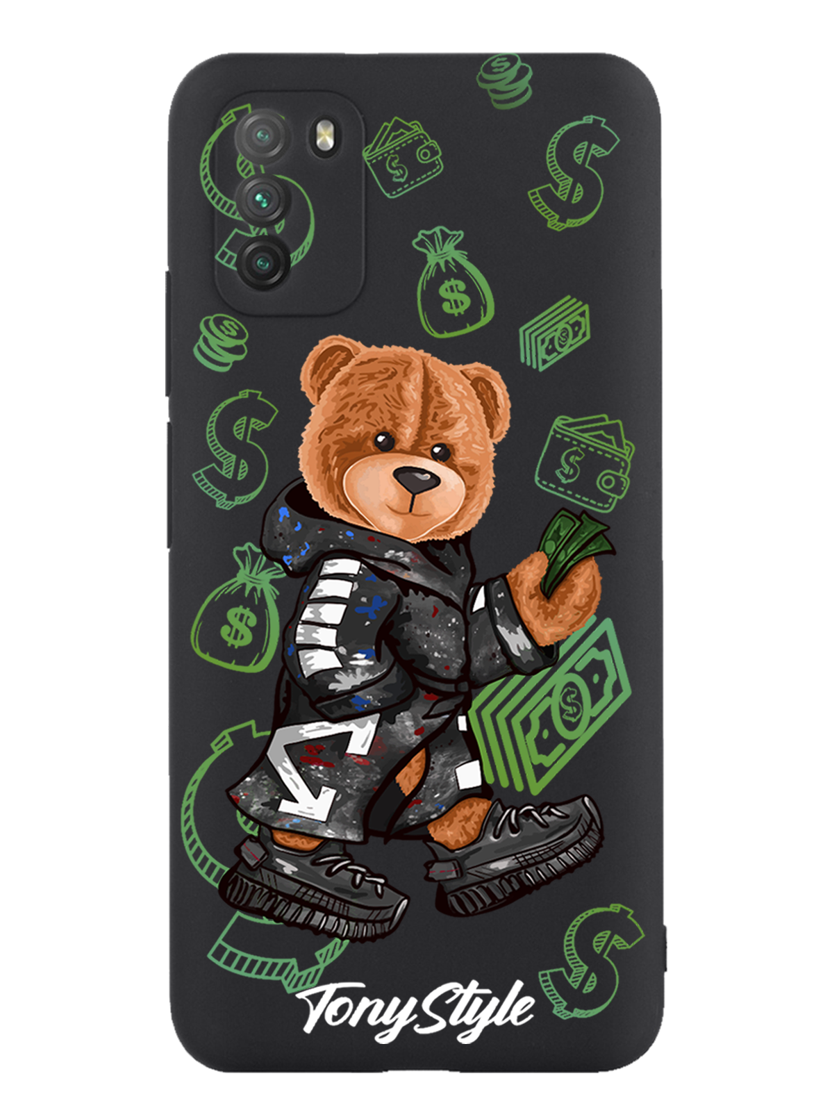 

Чехол Tony Style Poco M3 Tony Style Деньги, Коричневый;черный;зеленый, Poco M3 Tony Style Деньги