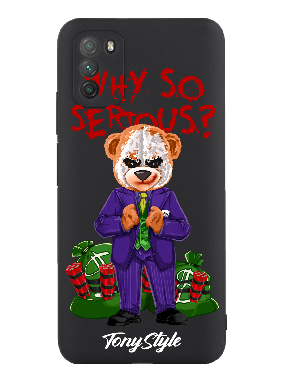 

Чехол Tony Style Poco M3 Tony Style Джокер Joker Why so serious, Poco M3 Tony Style Джокер Joker Why so serious