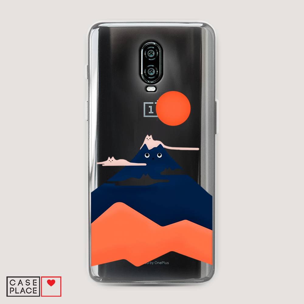 

Чехол на Oneplus 6T "Кот-гора", Черный;оранжевый, 150650-4