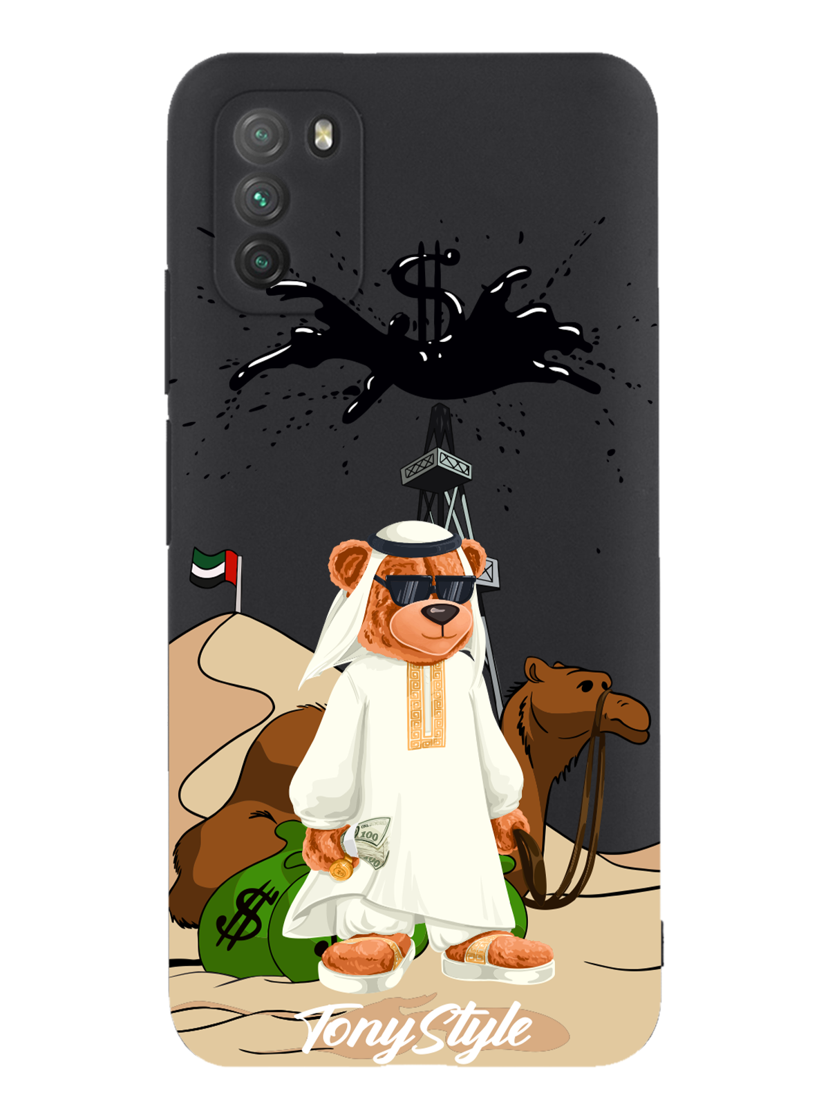 

Чехол Tony Style Poco M3 Tony Style Дубай, Белый;золотистый;коричневый, Poco M3 Tony Style Дубай