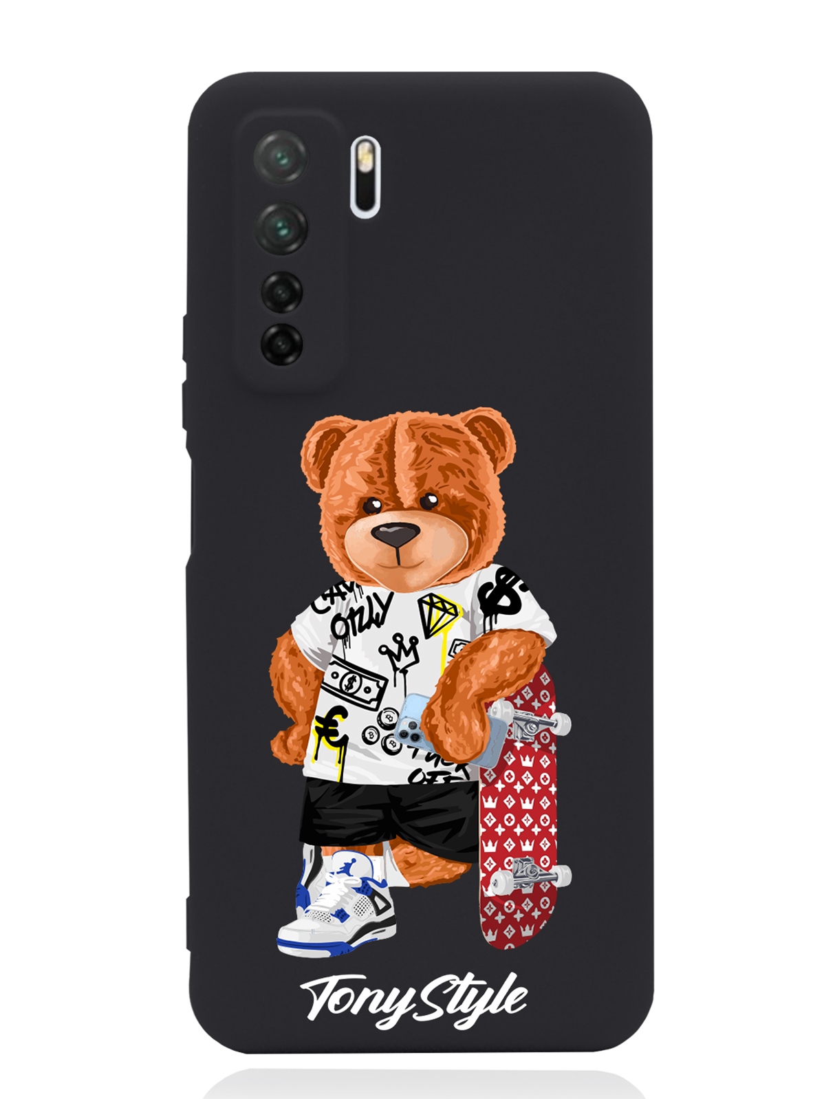 

Чехол Tony Style Huawei P40 Lite Tony Style со скейтом, Коричневый;черный;красный, Huawei P40 Lite Tony Style со скейтом