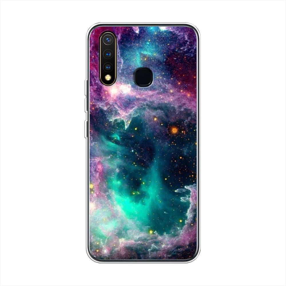 

Чехол для Vivo Y19 "Звездные облака", Розовый;бежевый, 261950-2