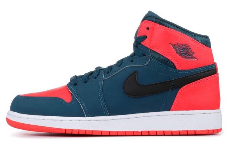 

Кеды унисекс Jordan Air Jordan 1 Retro High GS синие 37.5 EU, Синий, Air Jordan 1 Retro High GS