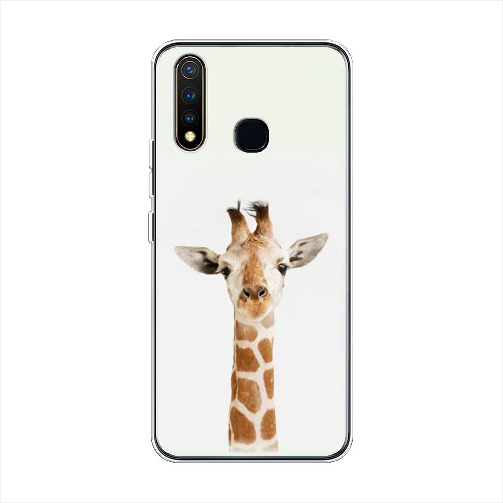 

Чехол для Vivo Y19 "Любопытный жираф", Бежевый;коричневый, 261950-1