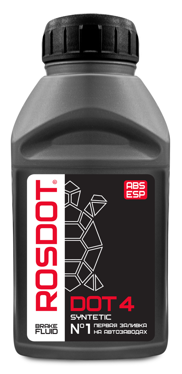 Тормозная жидкость ROSDOT DOT 4, 250 г