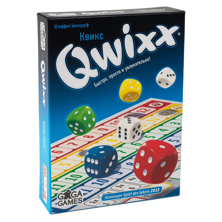 фото Настольная игра gaga games квикс (qwixx)