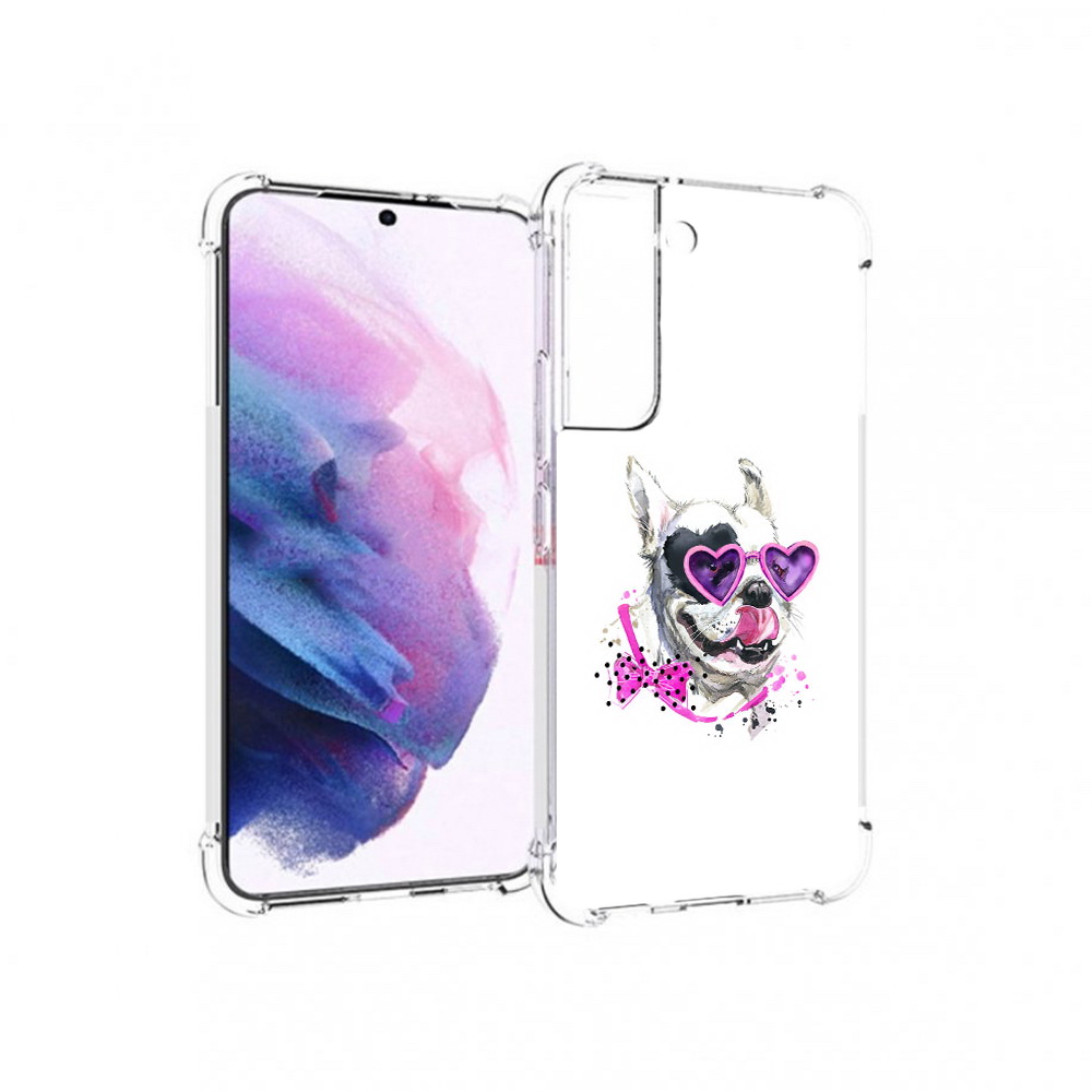 

Чехол MyPads Tocco для Samsung Galaxy S22 акварельный пёс (PT194926.508.218), Прозрачный, Tocco