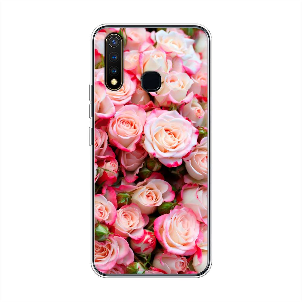 

Чехол для Vivo Y19 "Много роз", Розовый, 261950-2