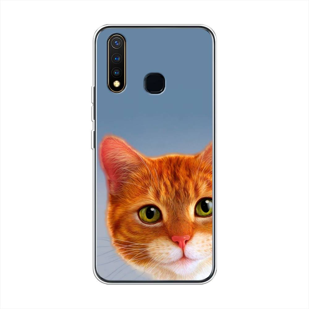 

Чехол для Vivo Y19 "Любопытный котик", Коричневый, 261950-1