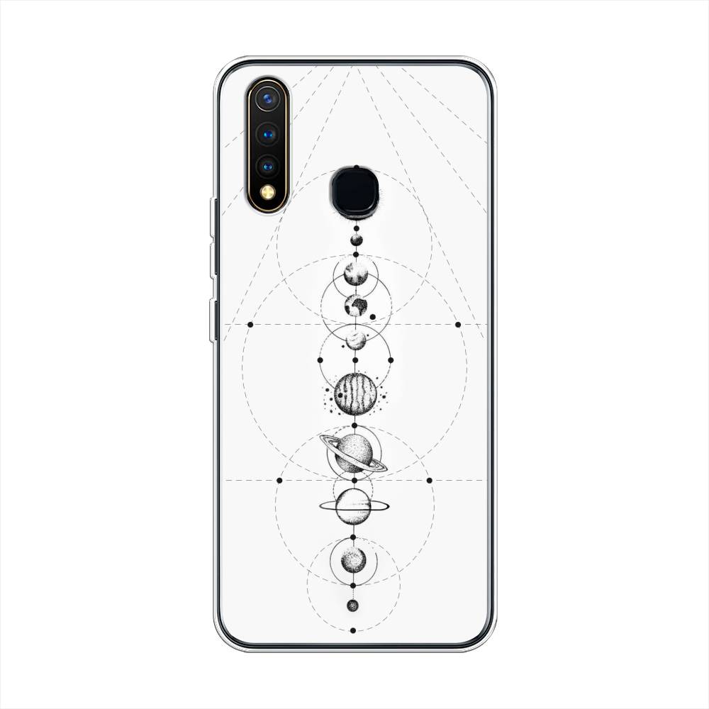 

Чехол для Vivo Y19 "Парад планет", Серый, 261950-2