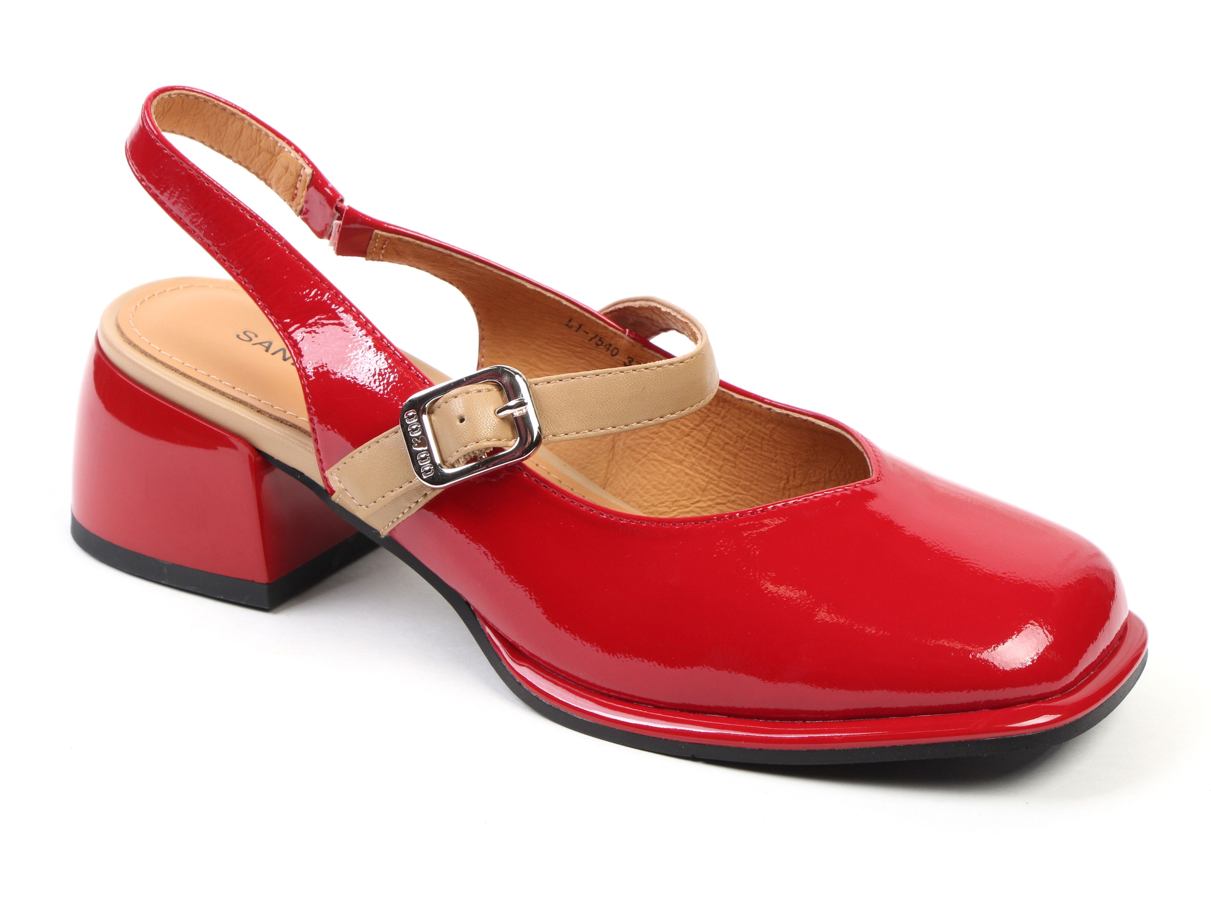 Туфли женские Sandra Valeri L1-7488 красные 40 RU