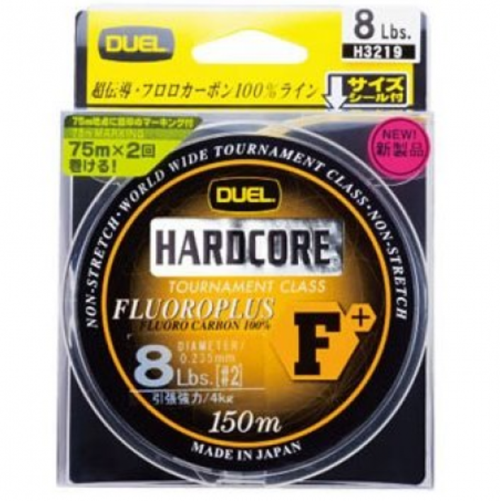 Леска Duel HC F+ Fluorocarbon, 150м, 3lb, арт.H3215