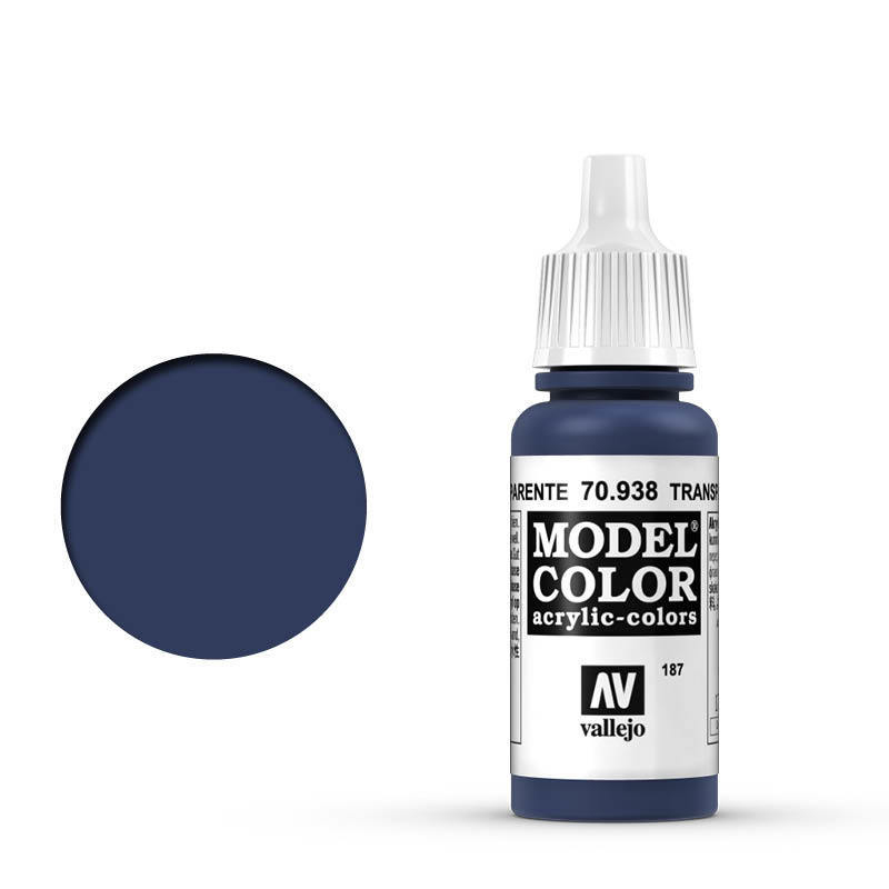Краска для моделизма Vallejo Transparent Blue 17 мл